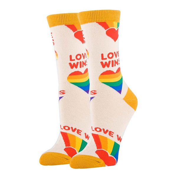 Женские носки Crew Socks Love Wins Oooh Yeah Socks
Женские носки Crew Socks Love Wins Oooh Yeah Socks