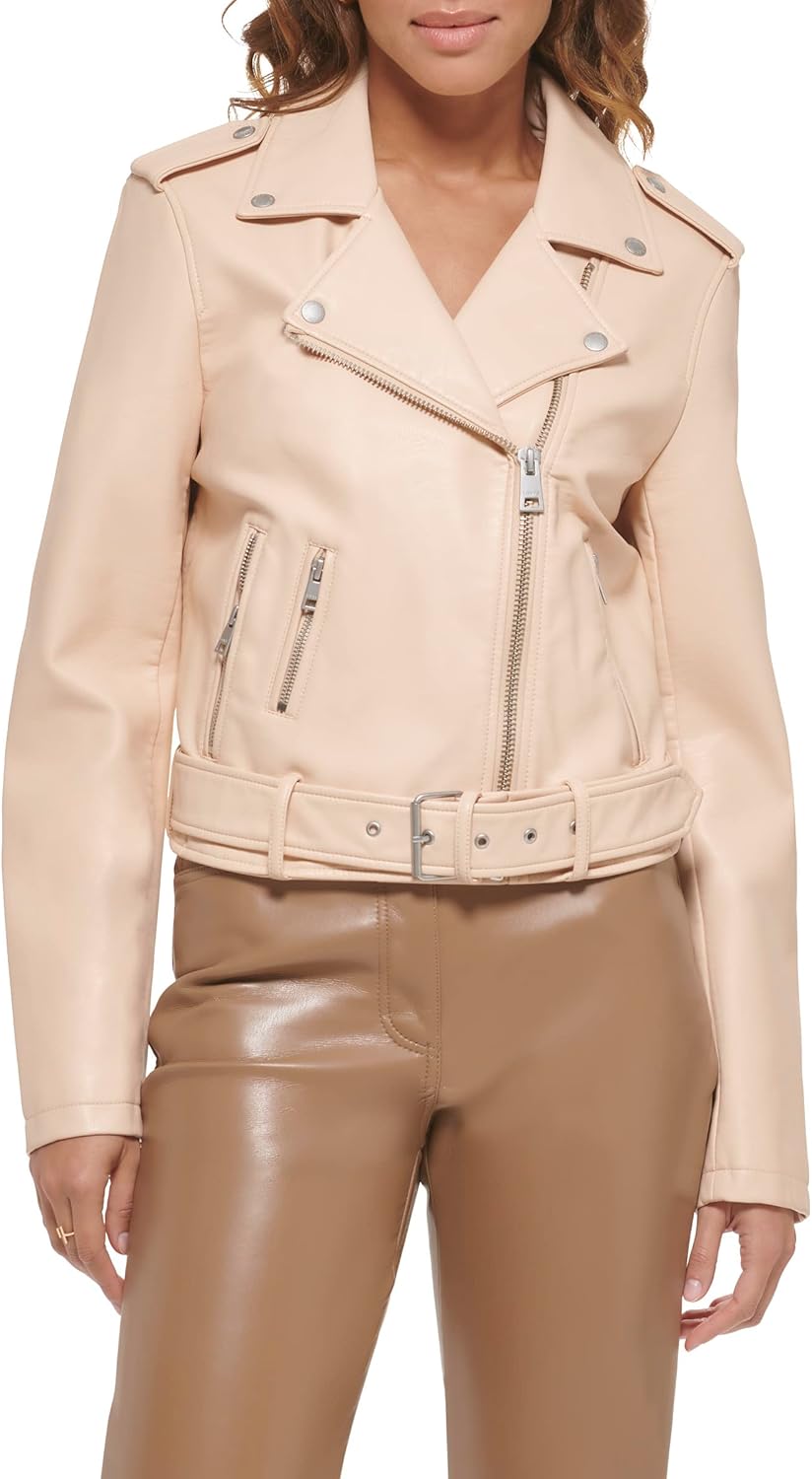 Женская куртка-косуха Levi's из искусственной кожи с поясом, кремовый
Женская куртка-косуха Levi's из искусственной кожи с поясом, кремовый