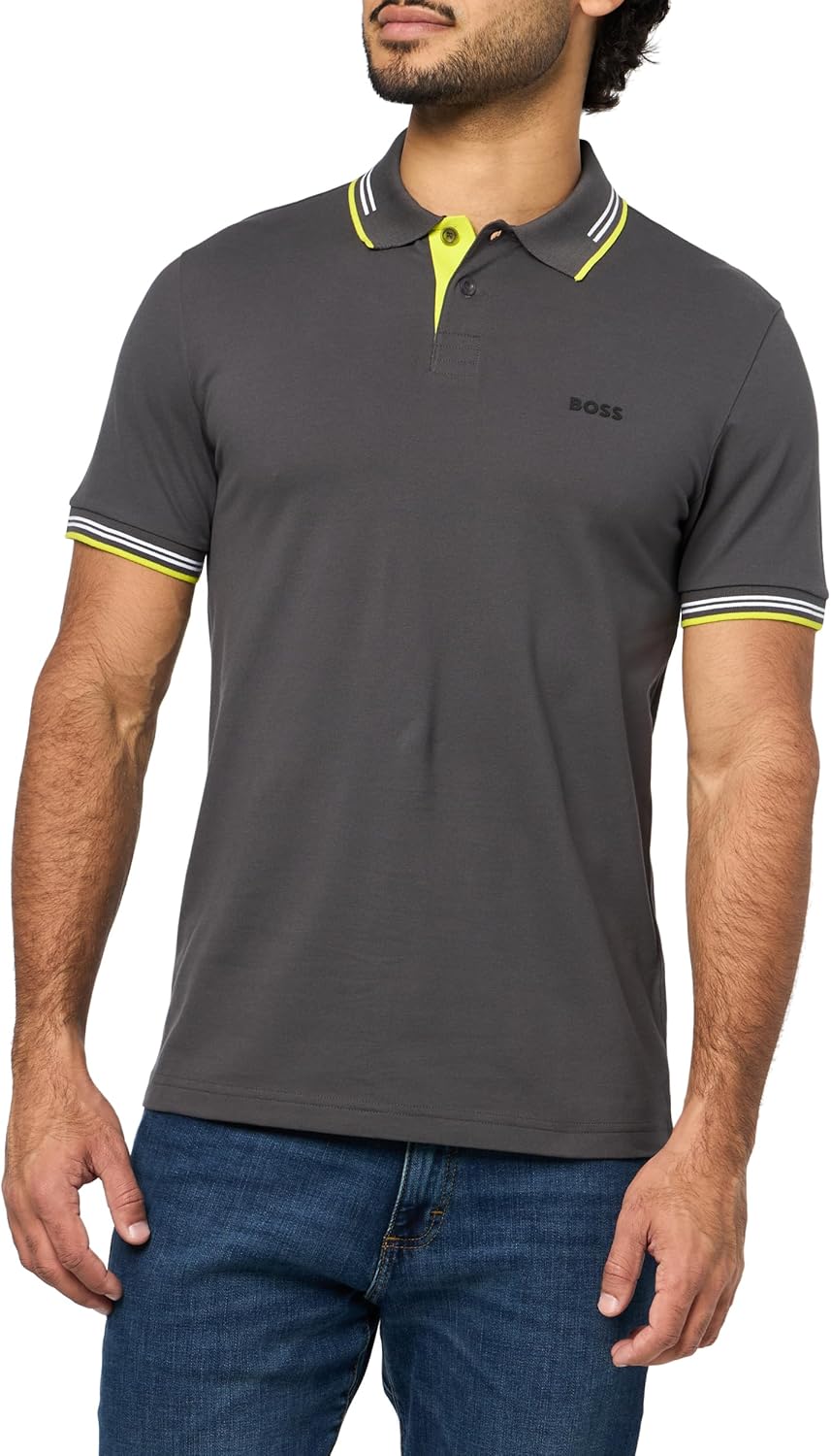 BOSS Мужская Поло Paul Modern Essential, Asphalt
BOSS Мужская Поло Paul Modern Essential, Asphalt