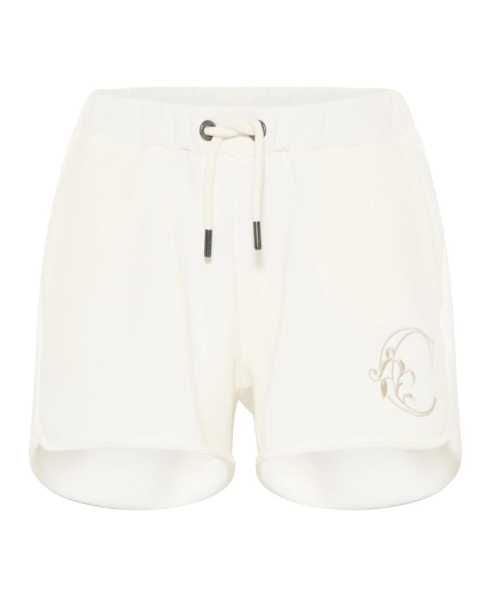 Спортивные шорты De amicis с вышивкой Carlo Colucci, белый 
Спортивные шорты De amicis с вышивкой Carlo Colucci, белый