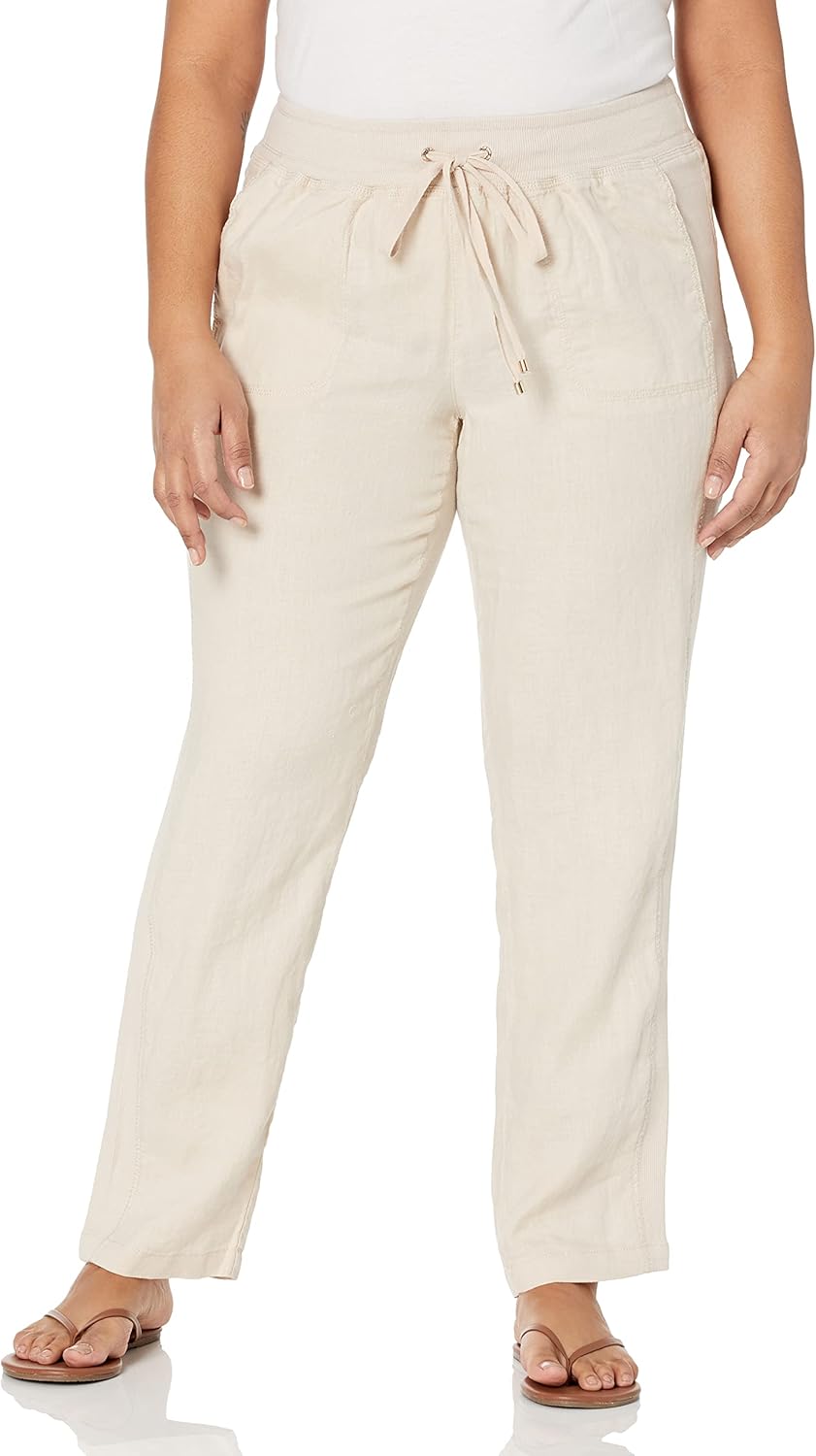 Женские повседневные базовые легкие льняные брюки Tommy Hilfiger, Pebble
Женские повседневные базовые легкие льняные брюки Tommy Hilfiger, Pebble