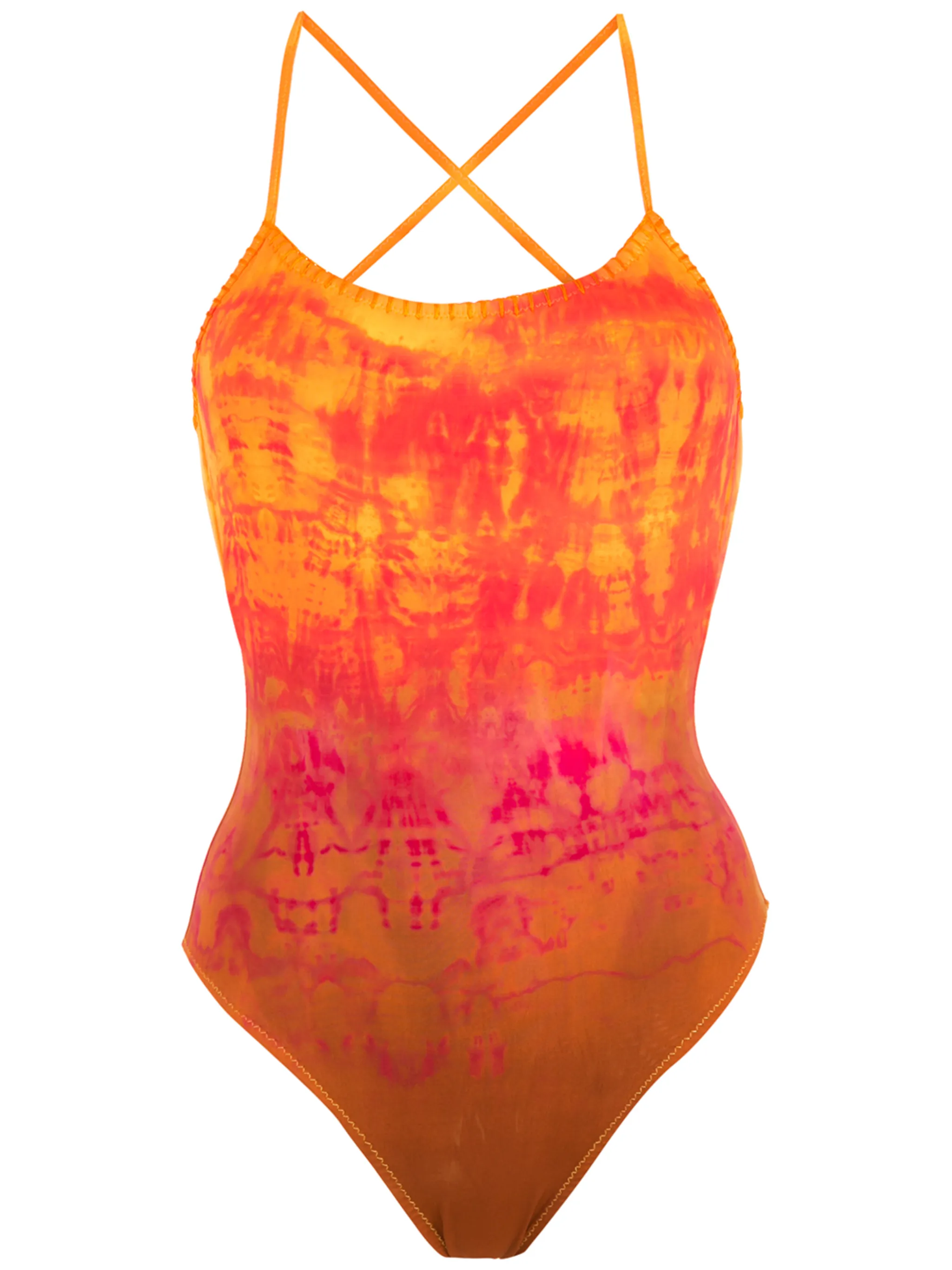 Купальник Tie Dye с вышивкой Amir Slama, оранжевый
Купальник Tie Dye с вышивкой Amir Slama, оранжевый