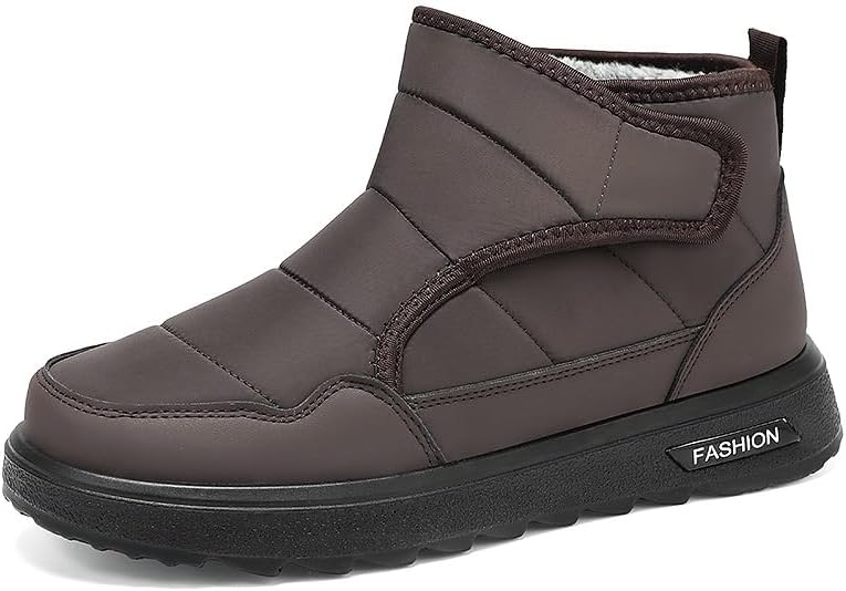 Мужские зимние сапоги Hhhchpm, водонепроницаемые, с меховой подкладкой, теплые ботинки до щиколотки, на липучке, с удобной обувью для прогулок на улице, коричневый
Мужские зимние сапоги Hhhchpm, водонепроницаемые, с меховой подкладкой, теплые ботинки до щиколотки, на липучке, с удобной обувью для прогулок на улице, коричневый