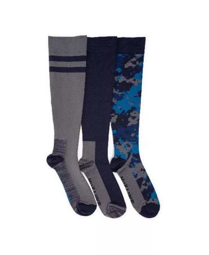 Набор из 3 мужских нейлоновых компрессионных носков до колена MUK LUKS, синий
Набор из 3 мужских нейлоновых компрессионных носков до колена MUK LUKS, синий