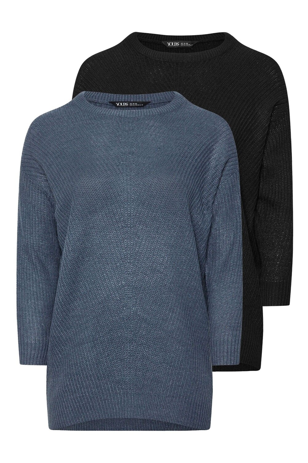 Джемперы Essential, 2 шт в упаковке Yours Curve, черный
Джемперы Essential, 2 шт в упаковке Yours Curve, черный