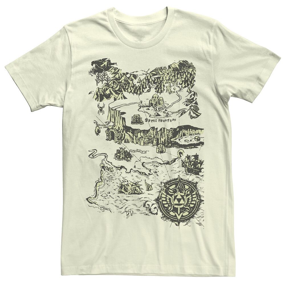 Мужская футболка с плакатом зеленого цвета Nintendo Legend Of Zelda Map Licensed Character, цвет Natural
Мужская футболка с плакатом зеленого цвета Nintendo Legend Of Zelda Map Licensed Character, цвет Natural