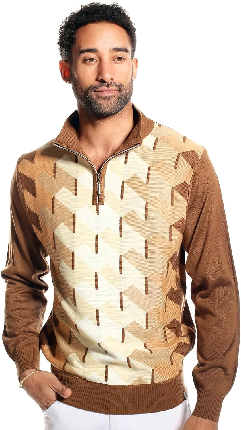 Свитер Stacy Adams с омбре геометрическим принтом спереди
Свитер Stacy Adams с омбре геометрическим принтом спереди