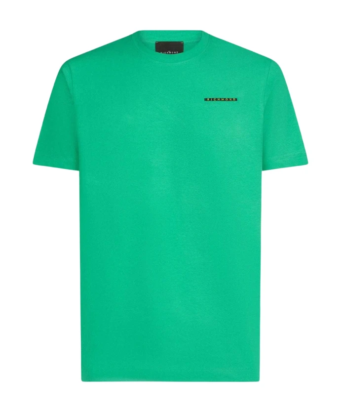 Обычная футболка с контрастным логотипом. John Richmond, зеленый
Обычная футболка с контрастным логотипом. John Richmond, зеленый