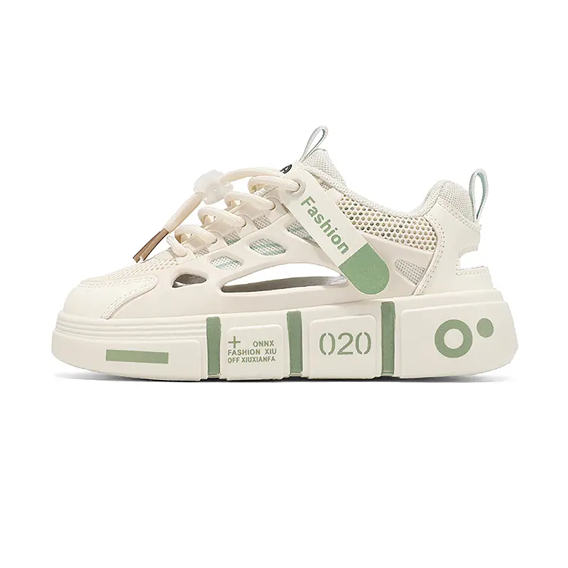 Низкие кроссовки для бега с амортизацией от ударов, износостойкие, дышащие, отводящие влагу, детские Yi Jiabao, бежевый/зеленый
Низкие кроссовки для бега с амортизацией от ударов, износостойкие, дышащие, отводящие влагу, детские Yi Jiabao, бежевый/зеленый