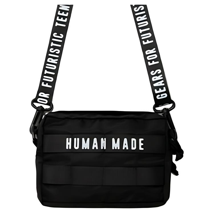 Сумка через плечо черная HUMAN MADE
Сумка через плечо черная HUMAN MADE