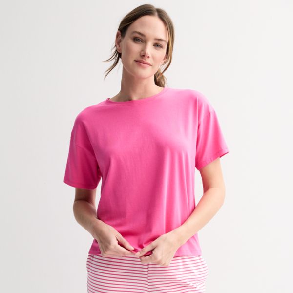 Женская футболка для сна Sonoma Goods For Life, цвет pink theme
Женская футболка для сна Sonoma Goods For Life, цвет pink theme