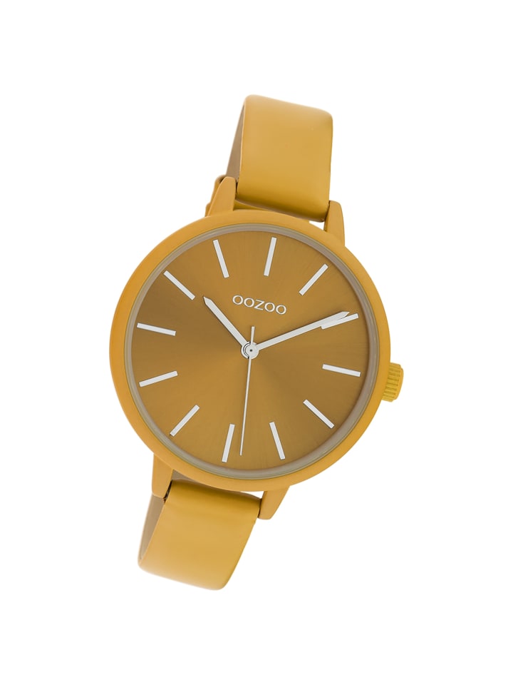 Аналоговые наручные часы Oozoo Timepieces, горчично-желтые, средний размер (примерно 36 мм)
Аналоговые наручные часы Oozoo Timepieces, горчично-желтые, средний размер (примерно 36 мм)