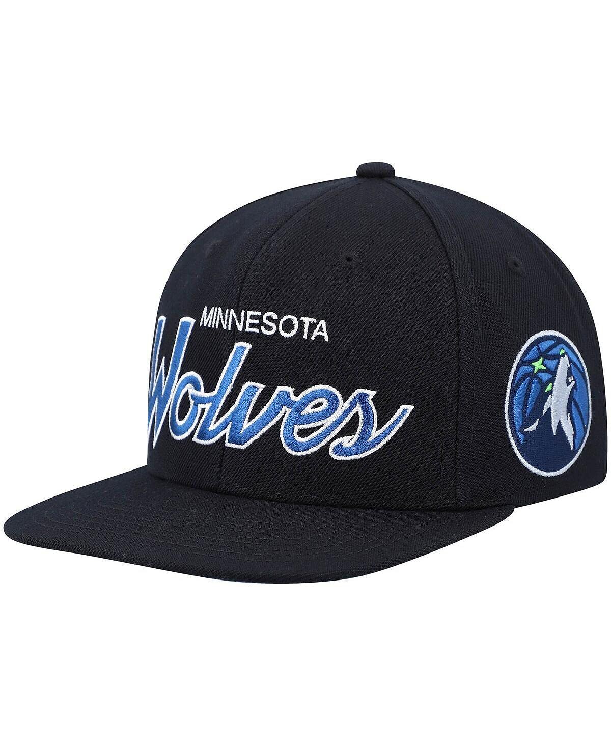 Мужская черная кепка Snapback Minnesota Timberwolves Hardwood Classics Script 2.0 Mitchell & Ness
Мужская черная кепка Snapback Minnesota Timberwolves Hardwood Classics Script 2.0 Mitchell & Ness