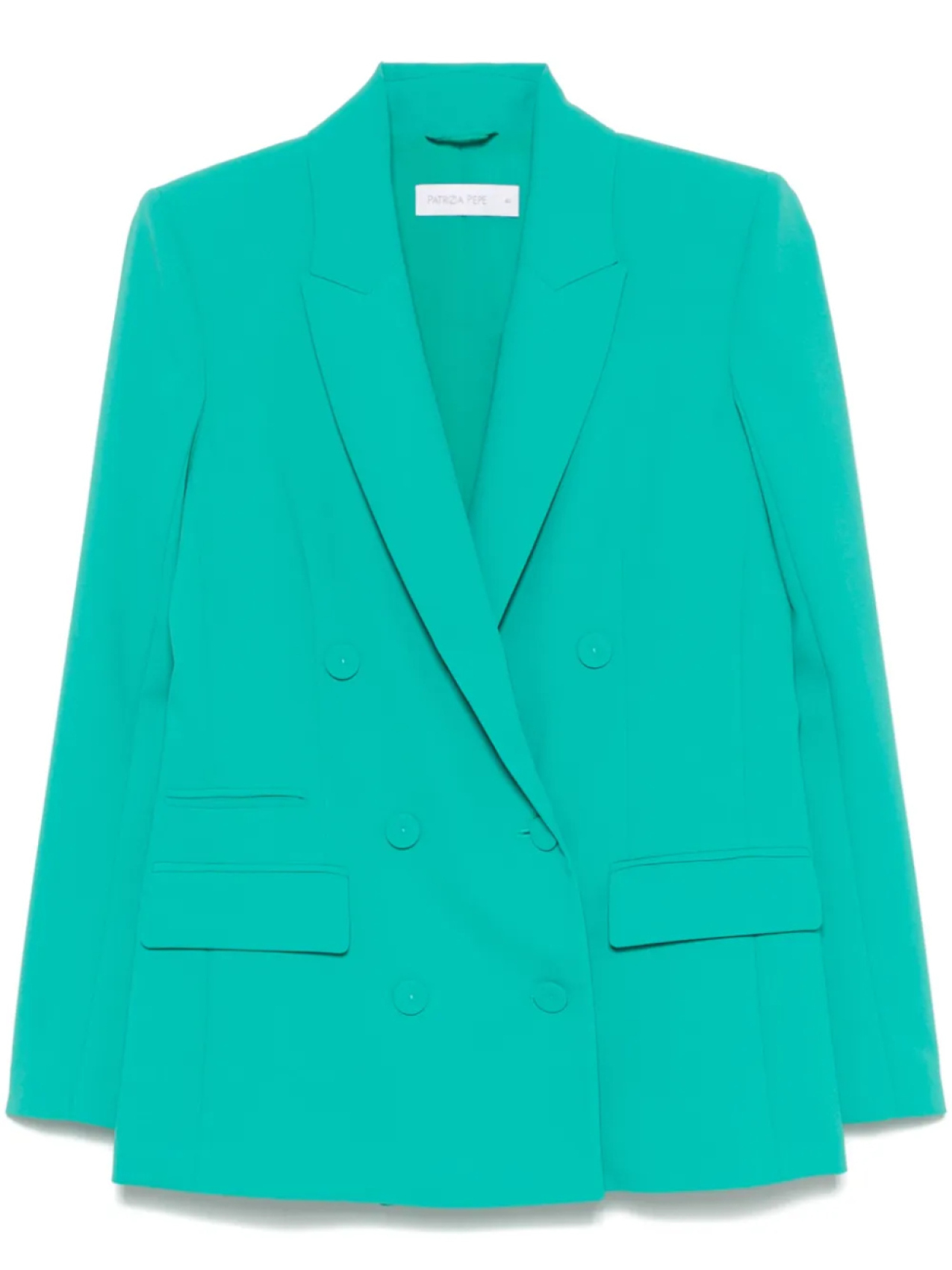 Блейзер Patrizia Pepe из крепа, зеленый
Блейзер Patrizia Pepe из крепа, зеленый