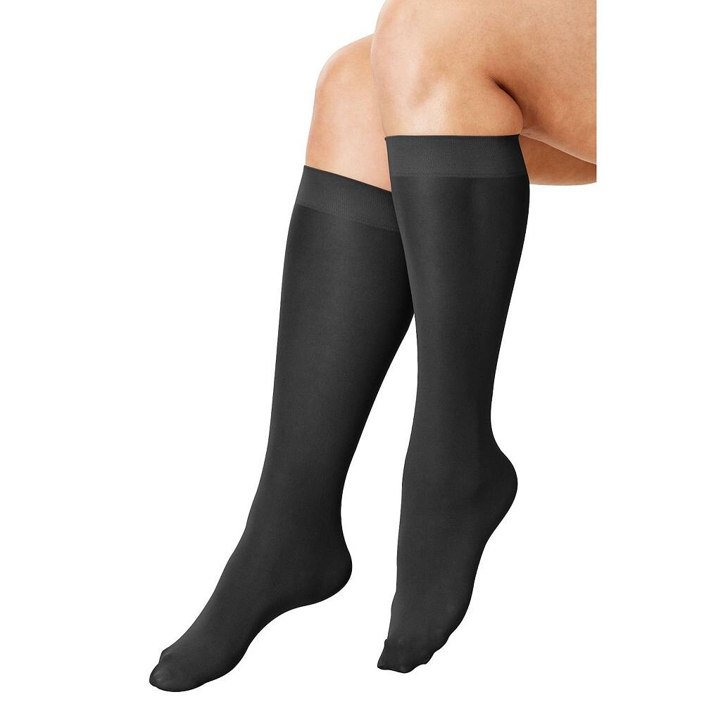 Комплект из 3 женских поддерживающих носков до колена Comfort Choice больших размеров, черный
Комплект из 3 женских поддерживающих носков до колена Comfort Choice больших размеров, черный