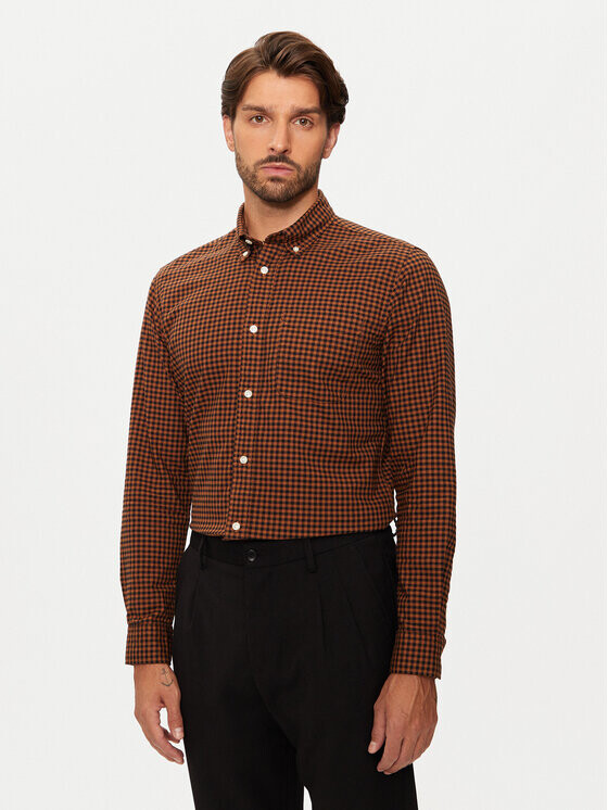 Рубашка узкого кроя Jack&Jones, коричневый
Рубашка узкого кроя Jack&Jones, коричневый