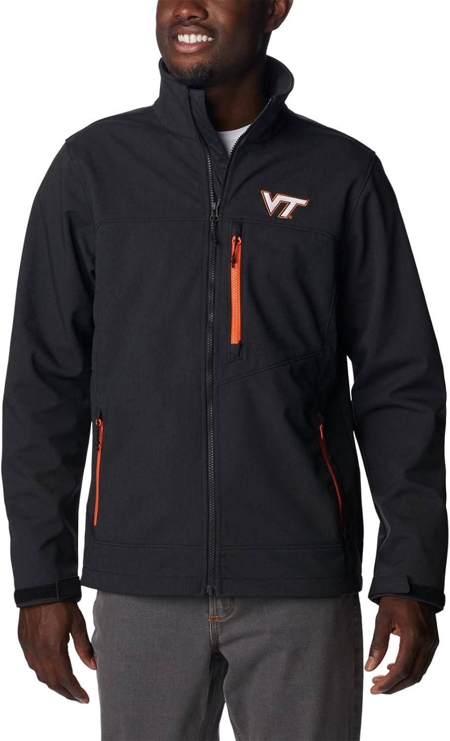 Columbia Men's Collegiate Ascender Ii Softshell, Vt - Black
Columbia Men's Collegiate Ascender Ii Softshell, Vt - Black