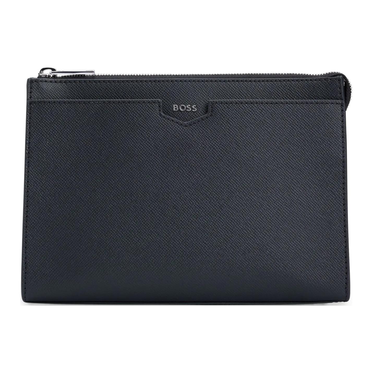 Кожаный портфель из спилка унисекс черный HUGO BOSS
Кожаный портфель из спилка унисекс черный HUGO BOSS