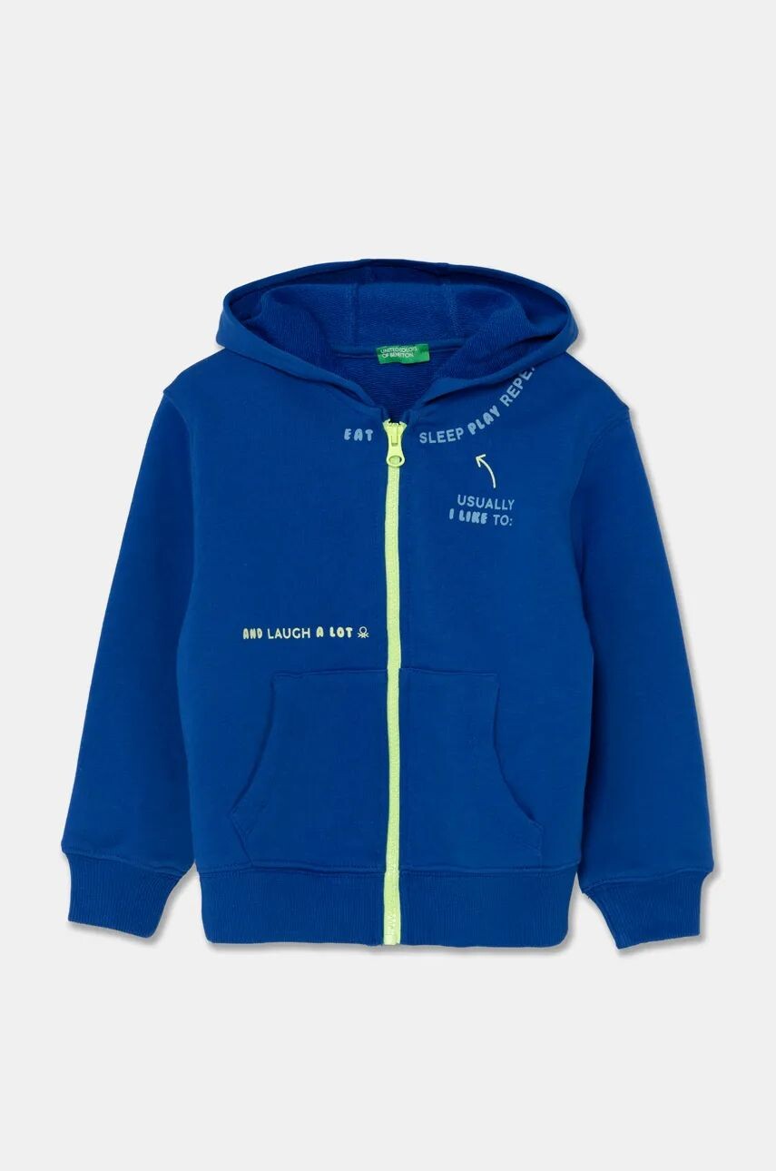 Хлопковая толстовка United Colors of Benetton для мальчиков и девочек, синий
Хлопковая толстовка United Colors of Benetton для мальчиков и девочек, синий