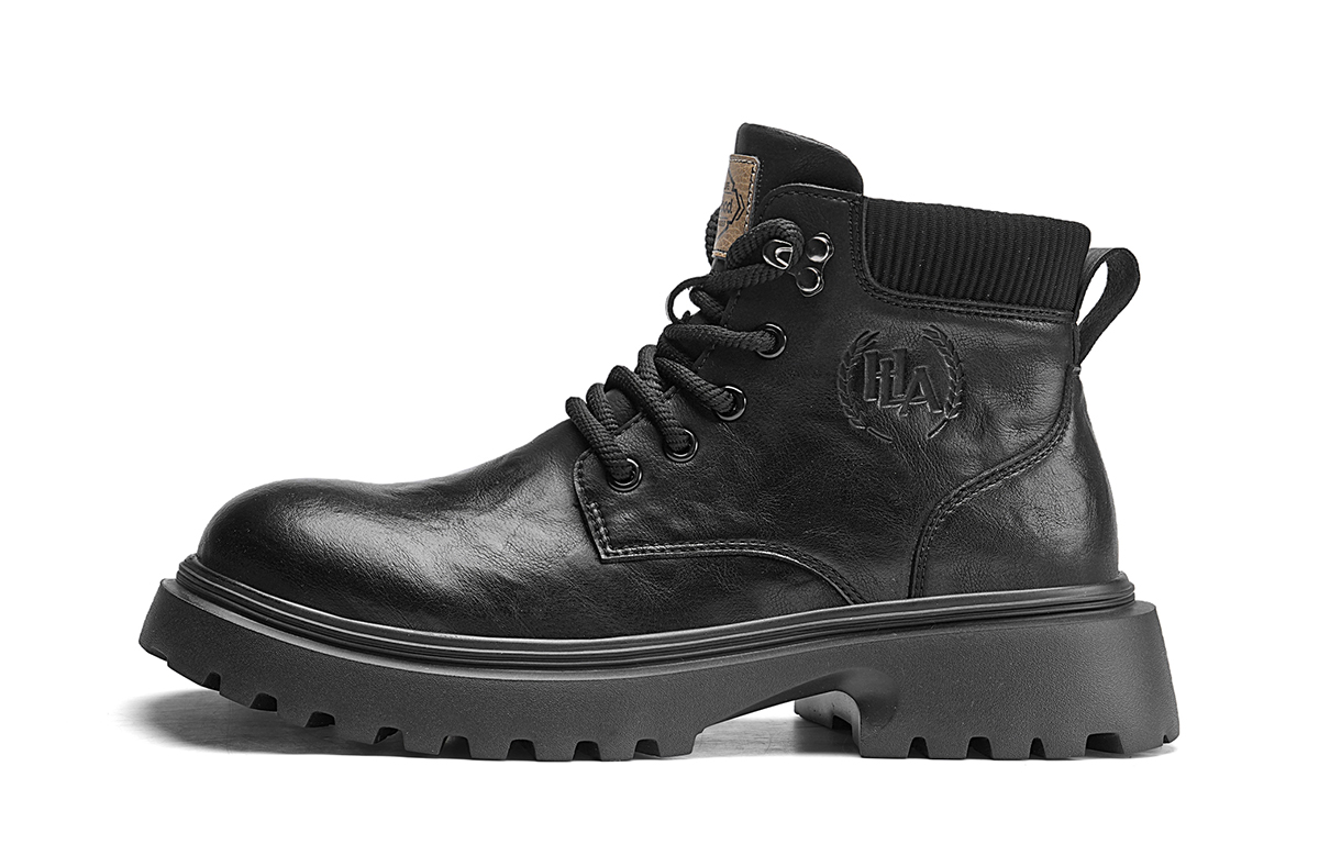 HLA Ботинки Martin мужские, черные/красно-коричневые
HLA Ботинки Martin мужские, черные/красно-коричневые