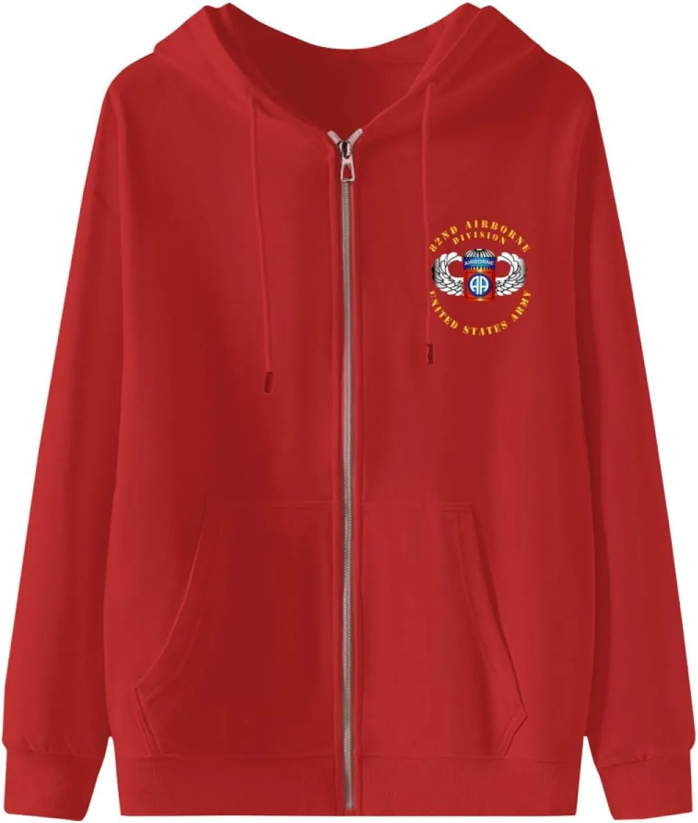 Толстовка с капюшоном 82nd Airborne Division на молнии ITPHOYS
Толстовка с капюшоном 82nd Airborne Division на молнии ITPHOYS