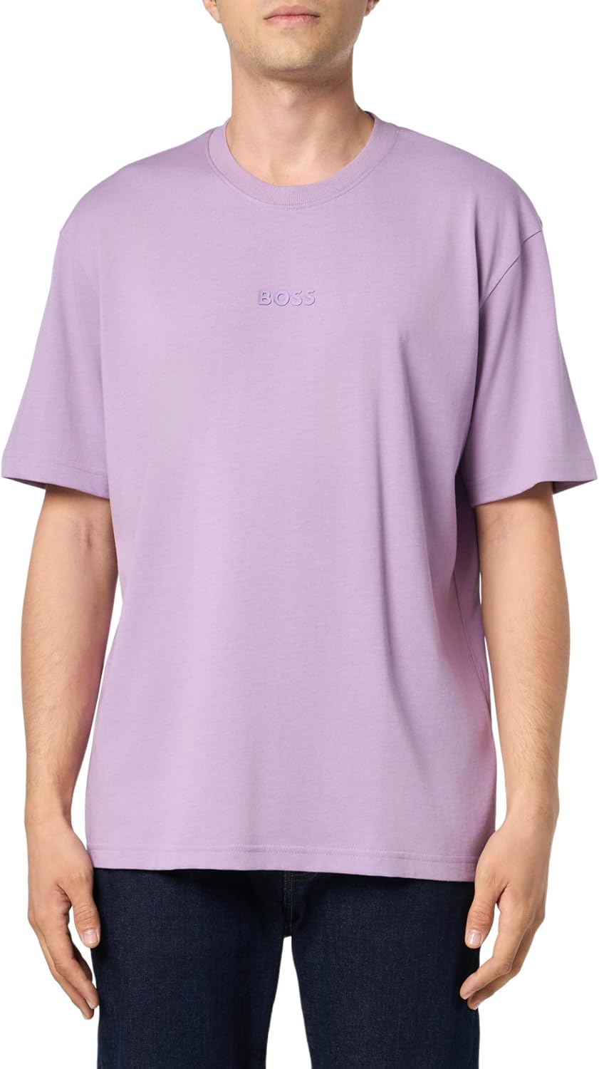 Мужская хлопковая футболка BOSS Tonal Center Logo, Lavender Flower, Розовый, Мужская хлопковая футболка BOSS Tonal Center Logo, Lavender Flower
Мужская хлопковая футболка BOSS Tonal Center Logo, Lavender Flower, Розовый, Мужская хлопковая футболка BOSS Tonal Center Logo, Lavender Flower