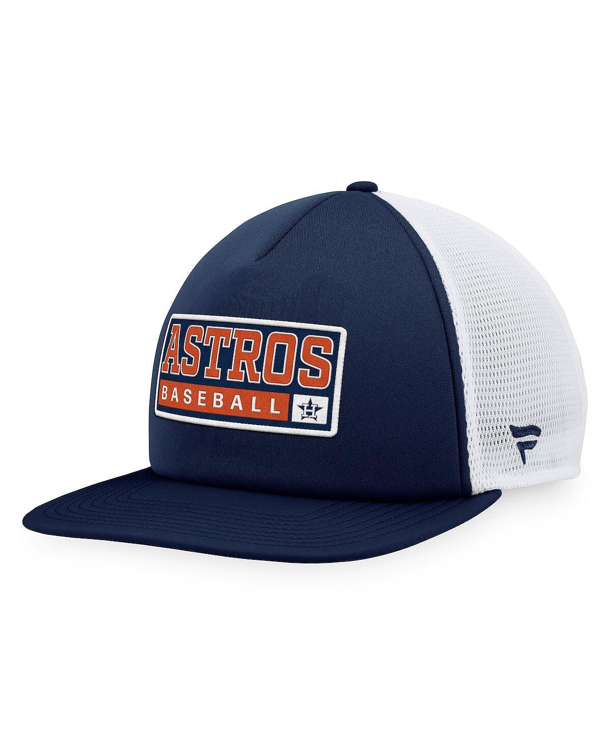 Мужская темно-синяя белая кепка Houston Astros Foam Trucker Snapback Majestic
Мужская темно-синяя белая кепка Houston Astros Foam Trucker Snapback Majestic