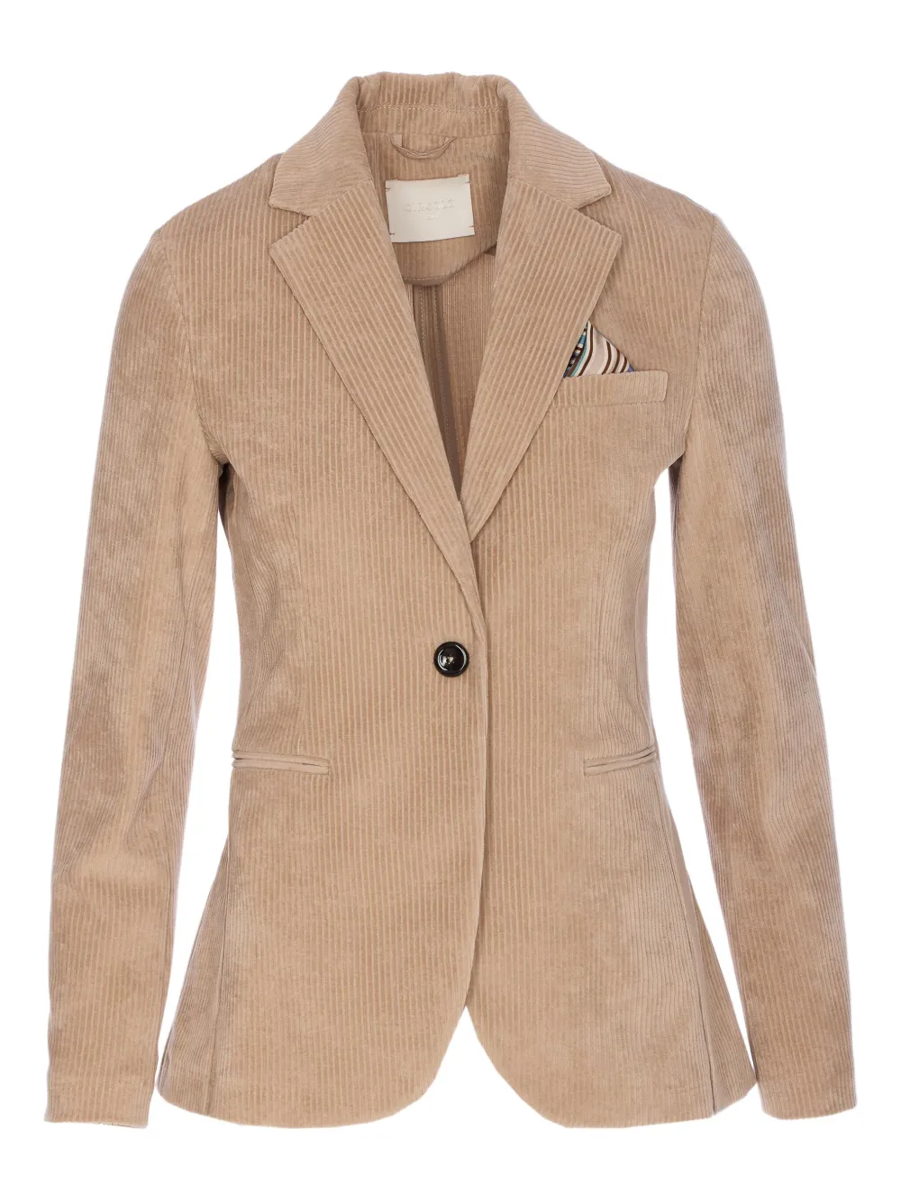 Вельветовый блейзер с V-образным вырезом Circolo 1901, нейтральный
Вельветовый блейзер с V-образным вырезом Circolo 1901, нейтральный