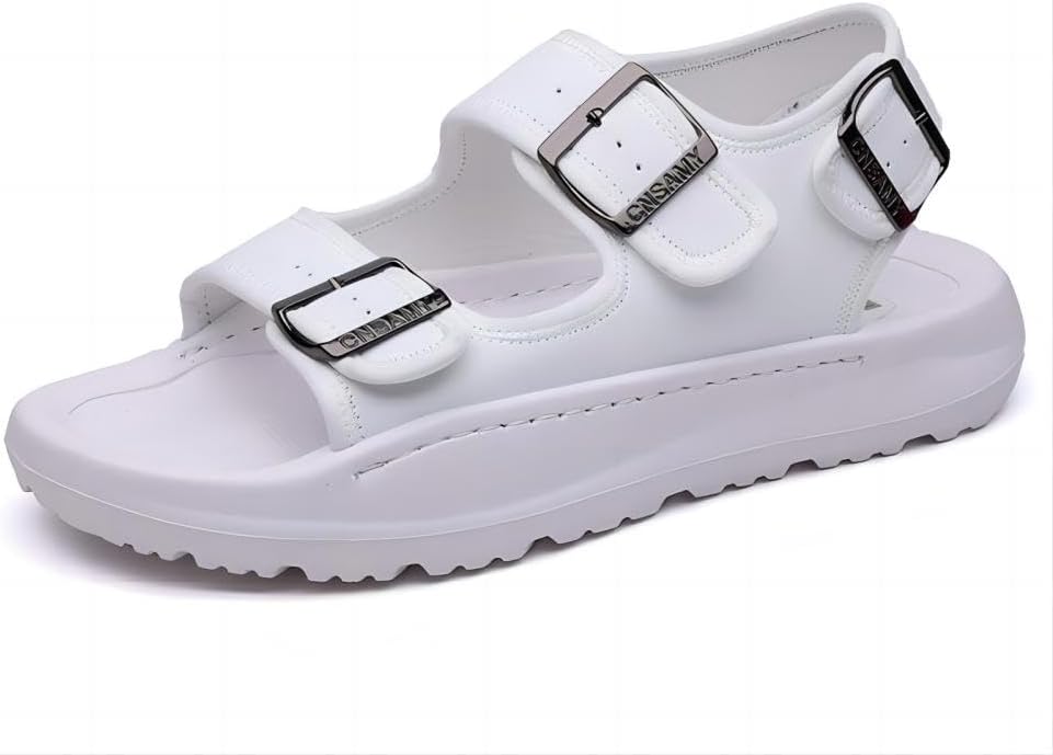 Мужские летние сандалии Asifn, повседневные, регулируемые, удобные, для активного отдыха на улице, походов, пляжа, с нескользящей пряжкой, легкие, водонепроницаемые шлепанцы, белый
Мужские летние сандалии Asifn, повседневные, регулируемые, удобные, для активного отдыха на улице, походов, пляжа, с нескользящей пряжкой, легкие, водонепроницаемые шлепанцы, белый