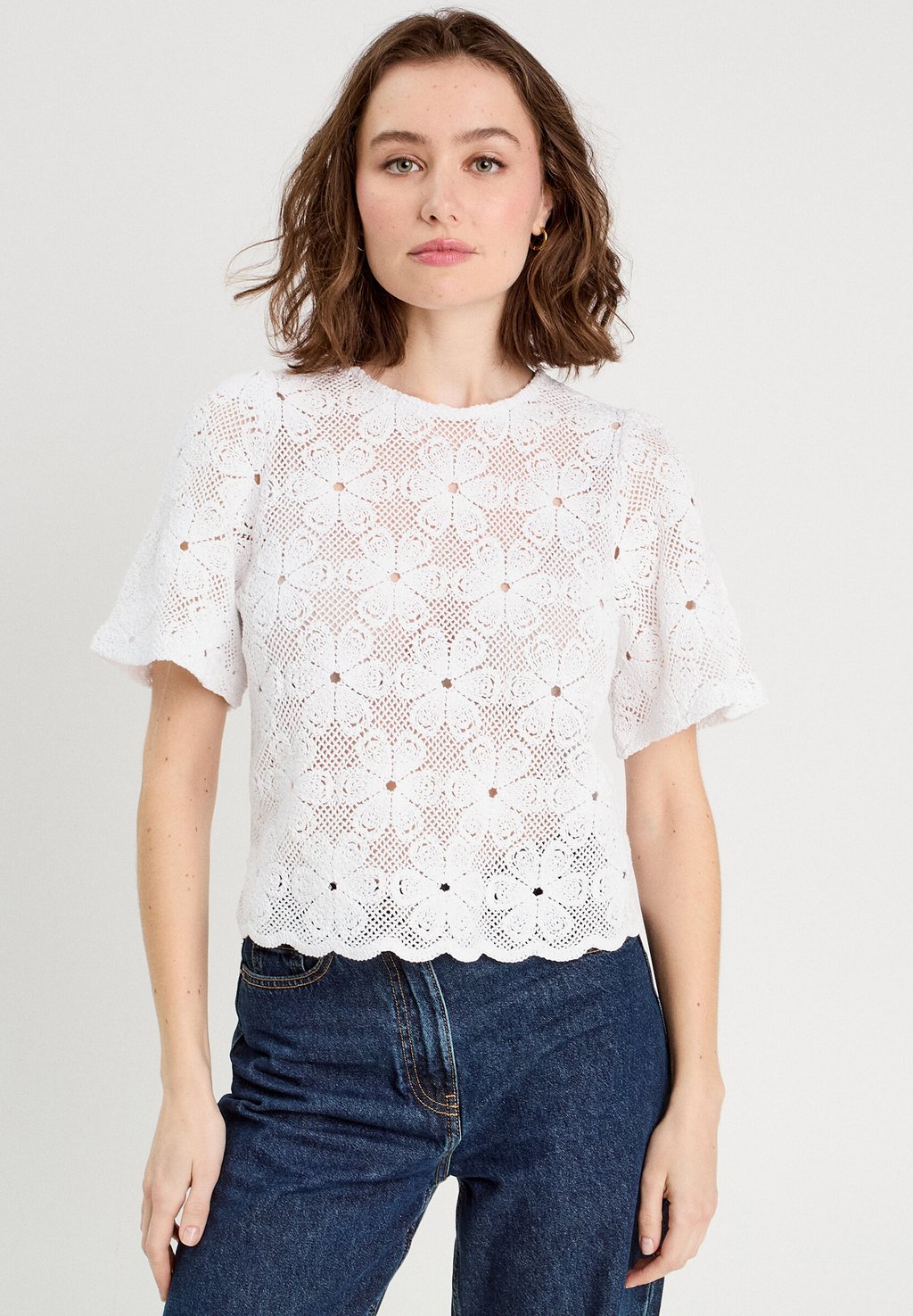 Блуза Basic T-shirt Cache Cache, белый
Блуза Basic T-shirt Cache Cache, белый