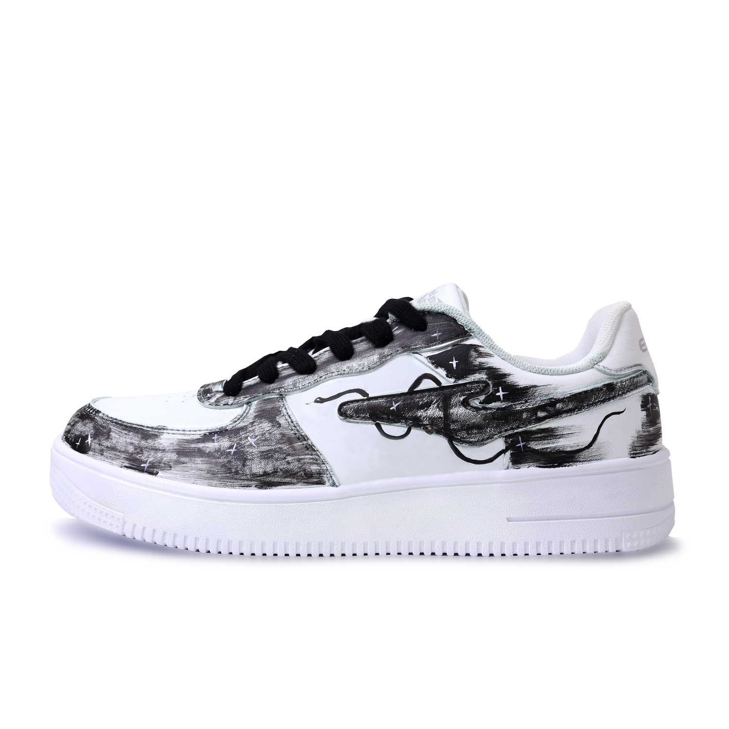 Erke Скользоустойчивые амортизирующие скейтборд кроссовки мужские черно-белые, цвет Black White
Erke Скользоустойчивые амортизирующие скейтборд кроссовки мужские черно-белые, цвет Black White