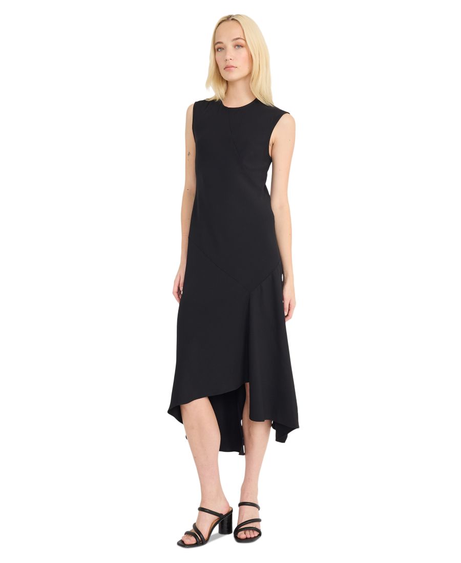 Женское асимметричное платье миди Luxely, Black
Женское асимметричное платье миди Luxely, Black