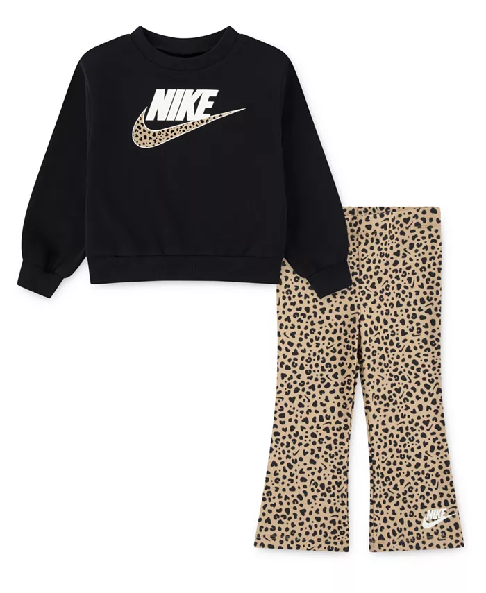 Детский комплект для девочек 2T-6X Wild Warmth: топ и леггинсы, 2 предмета Nike, мультиколор
Детский комплект для девочек 2T-6X Wild Warmth: топ и леггинсы, 2 предмета Nike, мультиколор