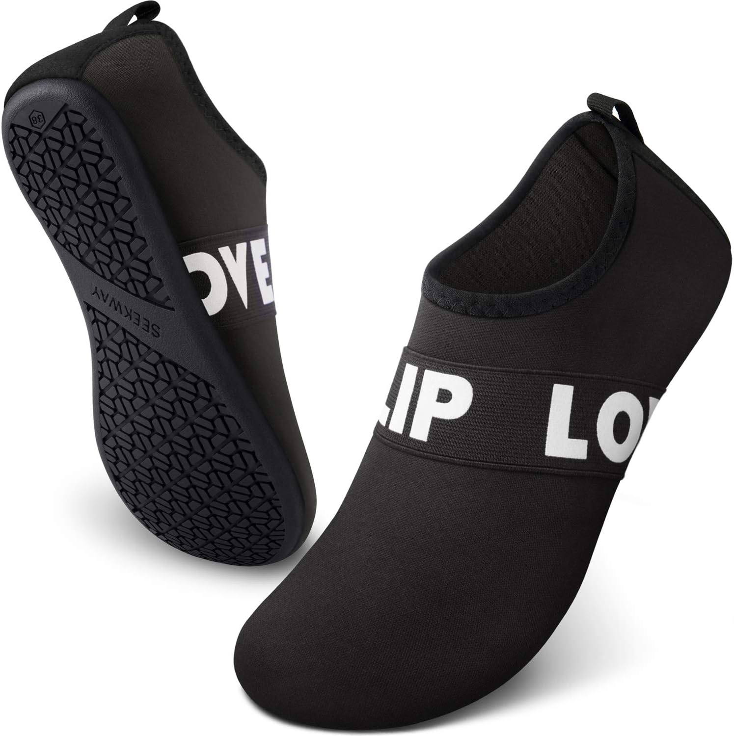 Водные тапочки SEEKWAY, быстросохнущие акваноски, обувь для босых ног, легкое надевание, для пляжа, бассейна, плавания, реки, йоги, озера, серфинга, для женщин и мужчин, черные SK001
Водные тапочки SEEKWAY, быстросохнущие акваноски, обувь для босых ног, легкое надевание, для пляжа, бассейна, плавания, реки, йоги, озера, серфинга, для женщин и мужчин, черные SK001