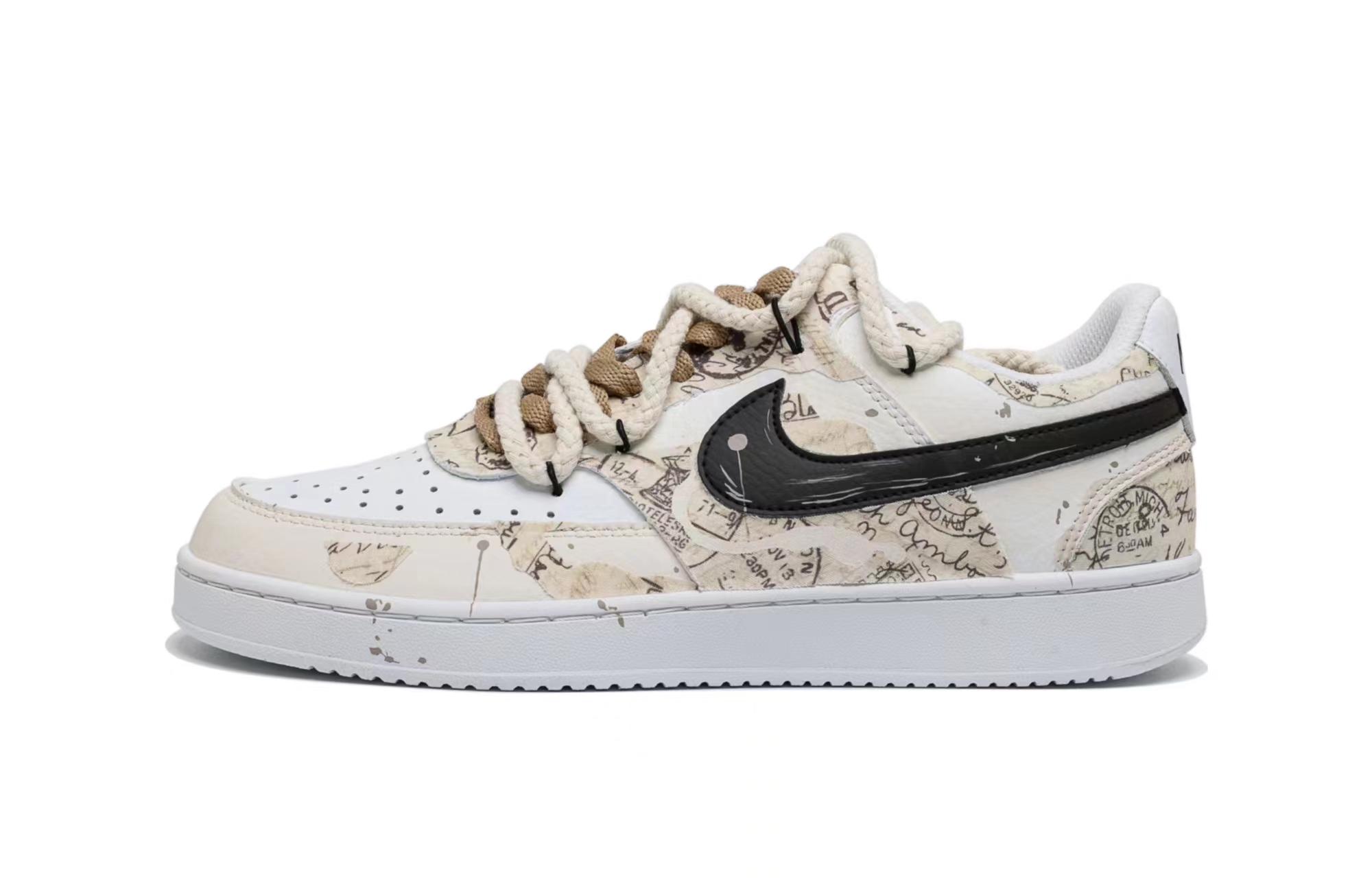 Nike Court Vision 1 Противоскользящие амортизирующие низкие скейтбордские кроссовки мужские белый, экрю
Nike Court Vision 1 Противоскользящие амортизирующие низкие скейтбордские кроссовки мужские белый, экрю