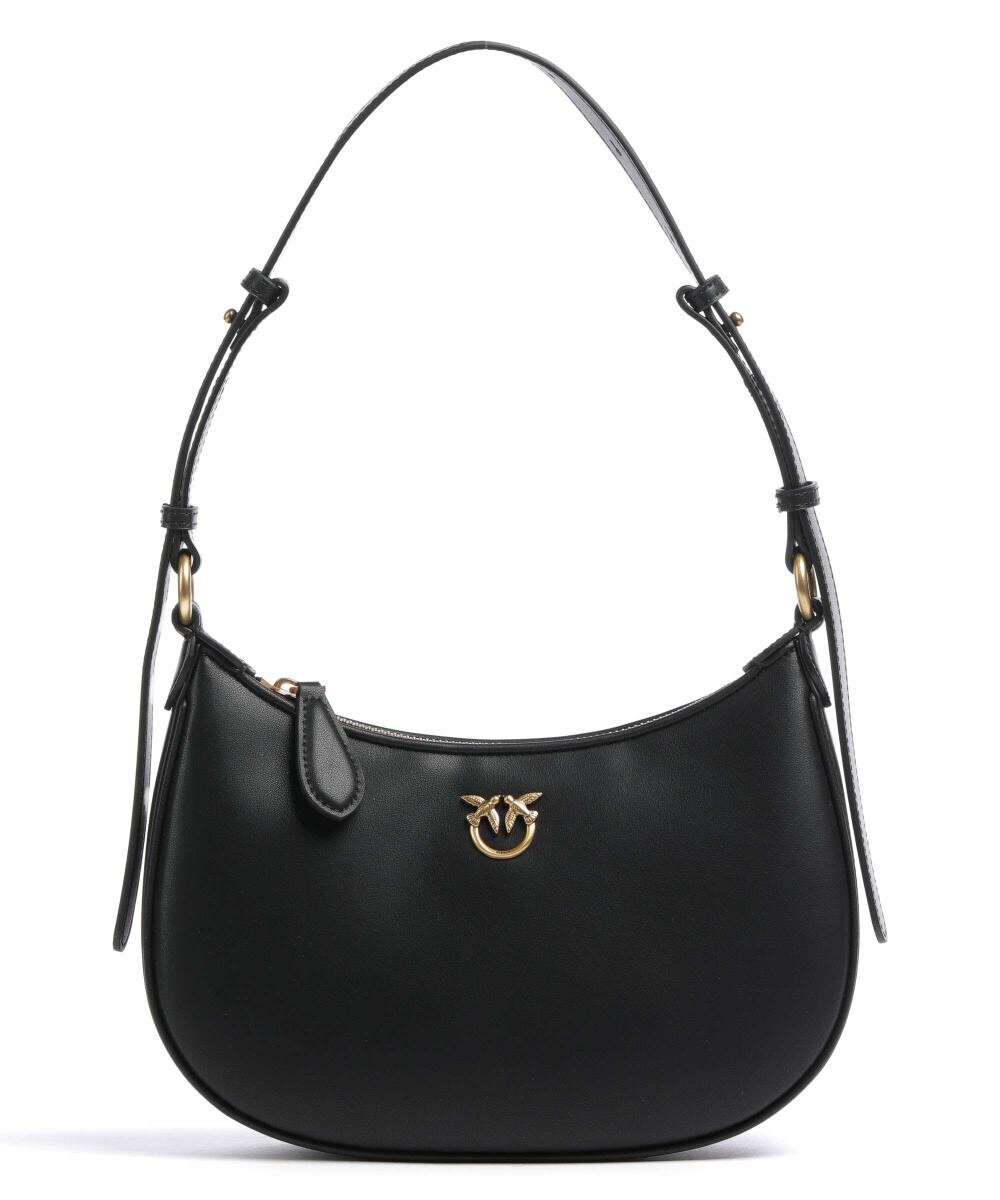 Сумка через плечо Half Moon Mini из мелкозернистой яловой кожи Pinko, черный
Сумка через плечо Half Moon Mini из мелкозернистой яловой кожи Pinko, черный