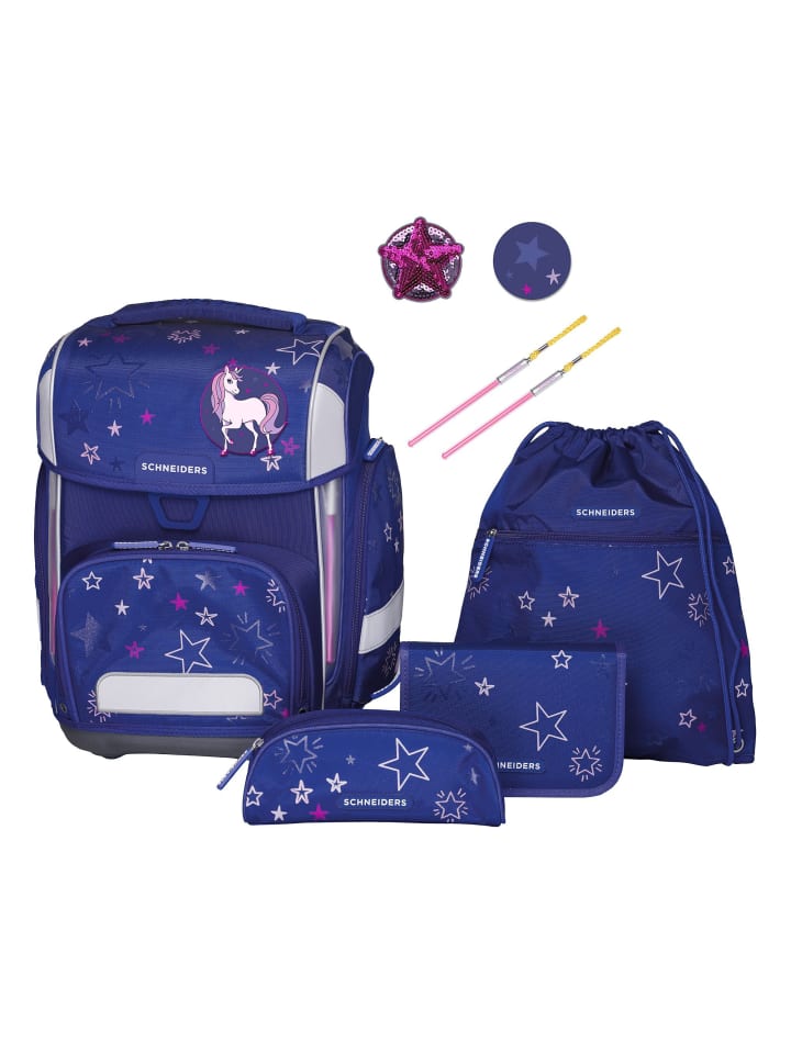 SCHNEIDERS Набор школьных сумок Ergolite из 8 предметов, темно-синий
SCHNEIDERS Набор школьных сумок Ergolite из 8 предметов, темно-синий
