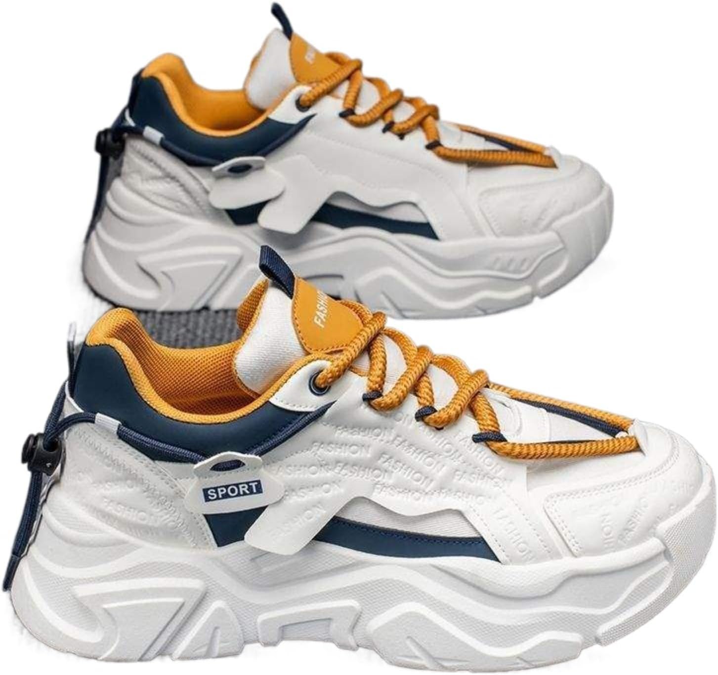 Мужские кроссовки с заостренным носком, массивной подошвой и платформой, на шнуровке и без шнурков, повседневные обувь с эффектом увеличения роста, минималистичный стиль для ежедневной носки Azttoztto, синий
Мужские кроссовки с заостренным носком, массивной подошвой и платформой, на шнуровке и без шнурков, повседневные обувь с эффектом увеличения роста, минималистичный стиль для ежедневной носки Azttoztto, синий