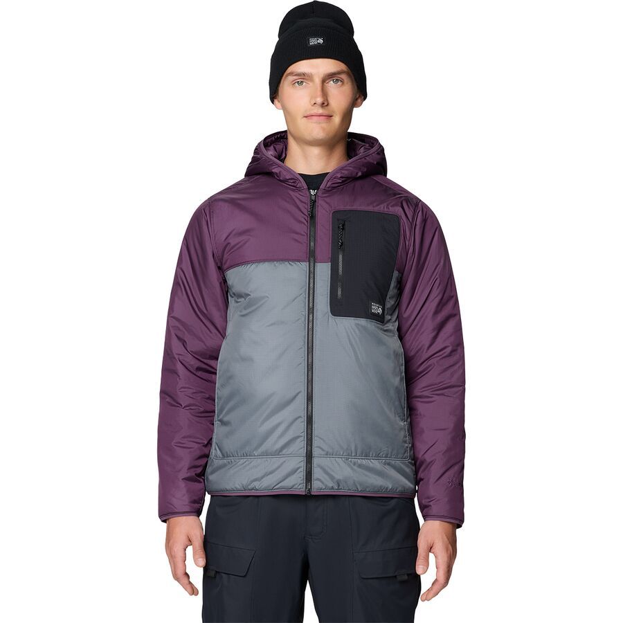 Куртка Mountain Hardwear Apres Pro Insulated Hooded Mountain Hardwear, Foil Grey/Dusty Purple/Black
Куртка Mountain Hardwear Apres Pro Insulated Hooded Mountain Hardwear, Foil Grey/Dusty Purple/Black