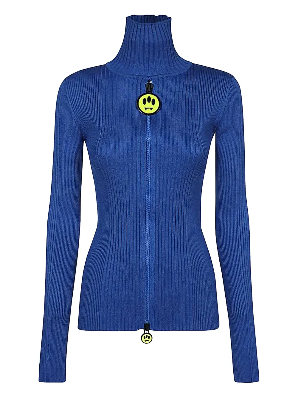 Кардиган с высоким воротником, молнией спереди и рубчатой вязкой BARROW, синий
Кардиган с высоким воротником, молнией спереди и рубчатой вязкой BARROW, синий