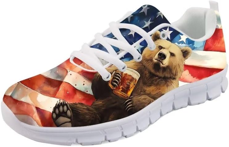 Женские спортивные кроссовки Forchrinse с принтом американского флага и смелого орла, кроссовки для мужчин и женщин, обувь USA, президентская независимость, Funny Bear American Flag
Женские спортивные кроссовки Forchrinse с принтом американского флага и смелого орла, кроссовки для мужчин и женщин, обувь USA, президентская независимость, Funny Bear American Flag