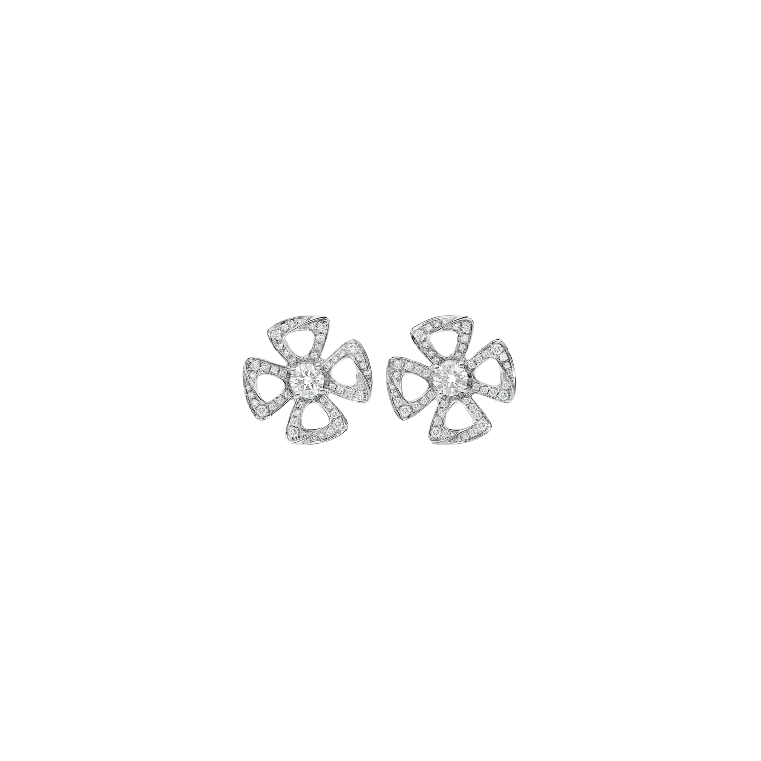 Серьги fiorever из белого золота с бриллиантами Bulgari
Серьги fiorever из белого золота с бриллиантами Bulgari