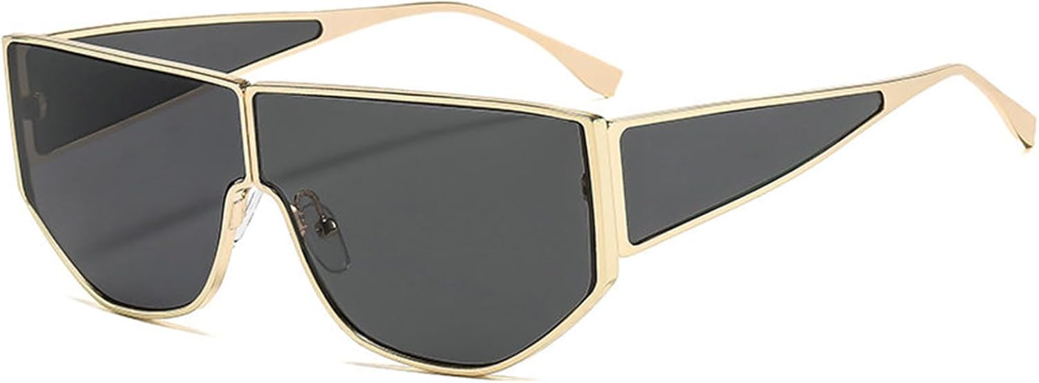 Willochra Популярные металлические солнцезащитные очки в крупной оправе в стиле панк для женщин, дизайнерские очки для мужчин, очки для активного отдыха и путешествий 2025 года, C1
Willochra Популярные металлические солнцезащитные очки в крупной оправе в стиле панк для женщин, дизайнерские очки для мужчин, очки для активного отдыха и путешествий 2025 года, C1