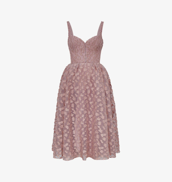 Очаровательное кружевное платье миди с вырезом в форме сердца House Of Cb, розовый 
Очаровательное кружевное платье миди с вырезом в форме сердца House Of Cb, розовый