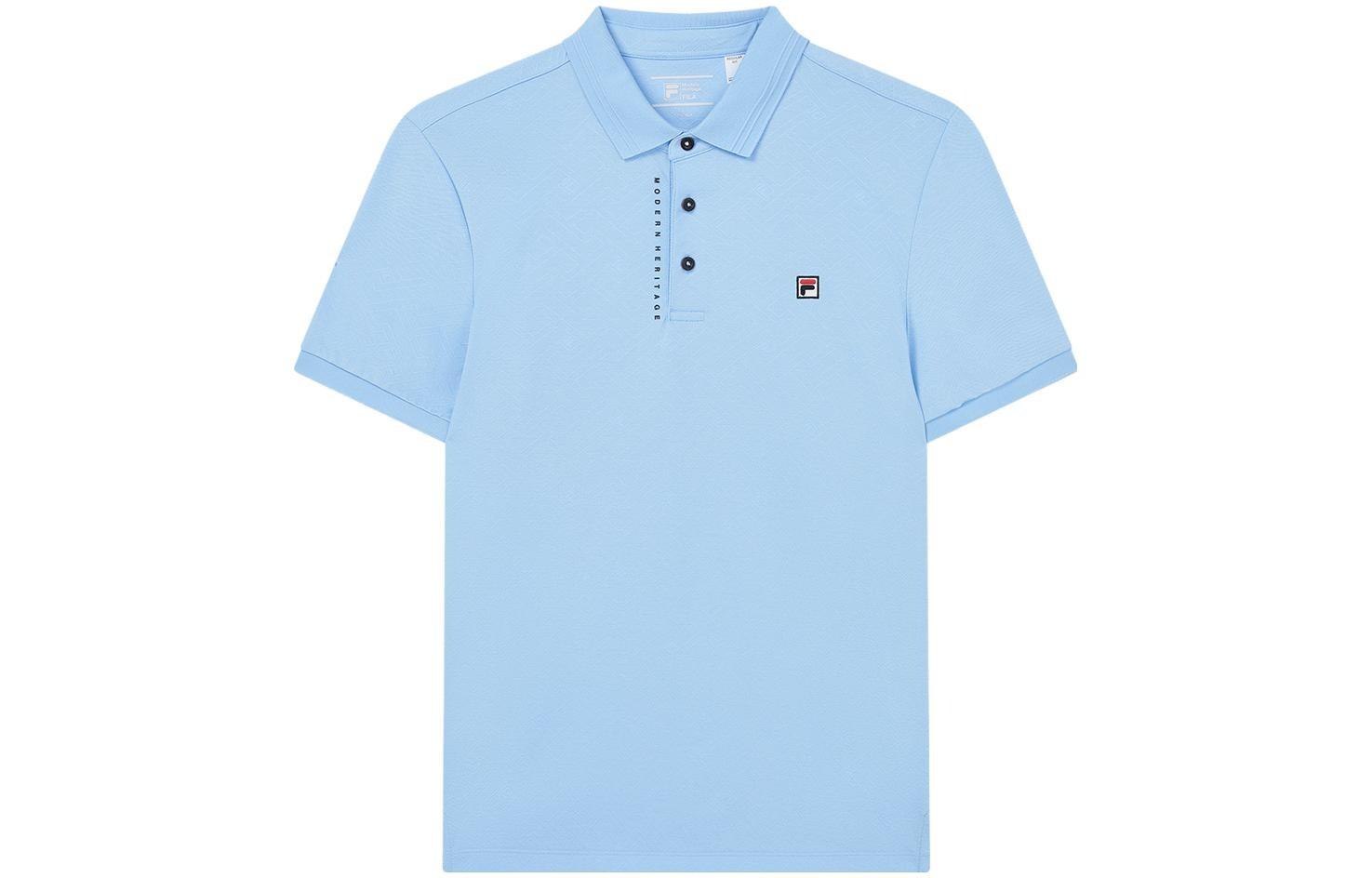 Рубашка поло мужская светло-голубая Fila, голубой
Рубашка поло мужская светло-голубая Fila, голубой