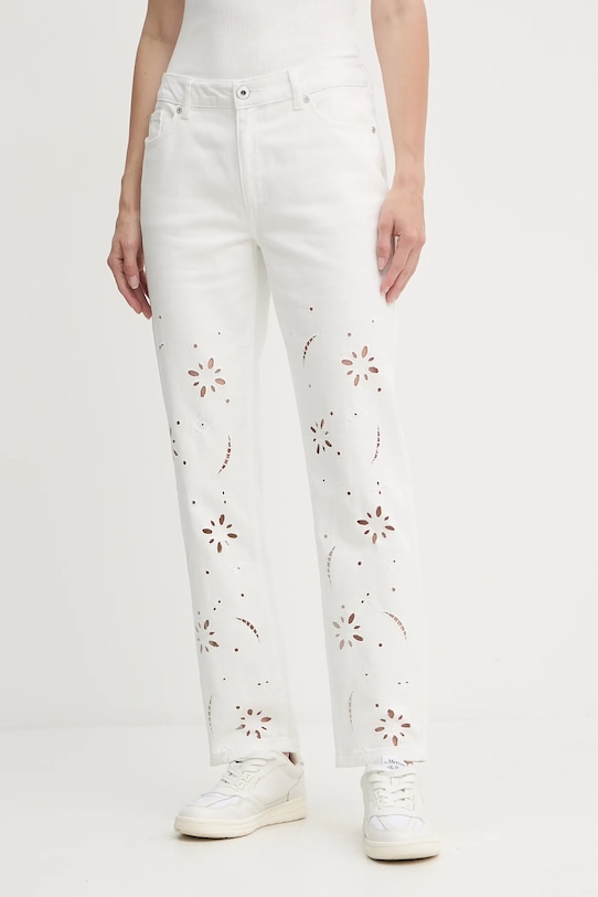 Хлопковые джинсы Morgan, белый
Хлопковые джинсы Morgan, белый