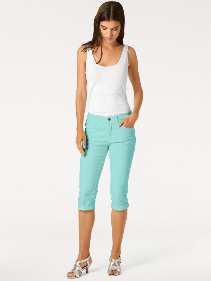 Тканевые брюки Heine, бирюзовый
Тканевые брюки Heine, бирюзовый