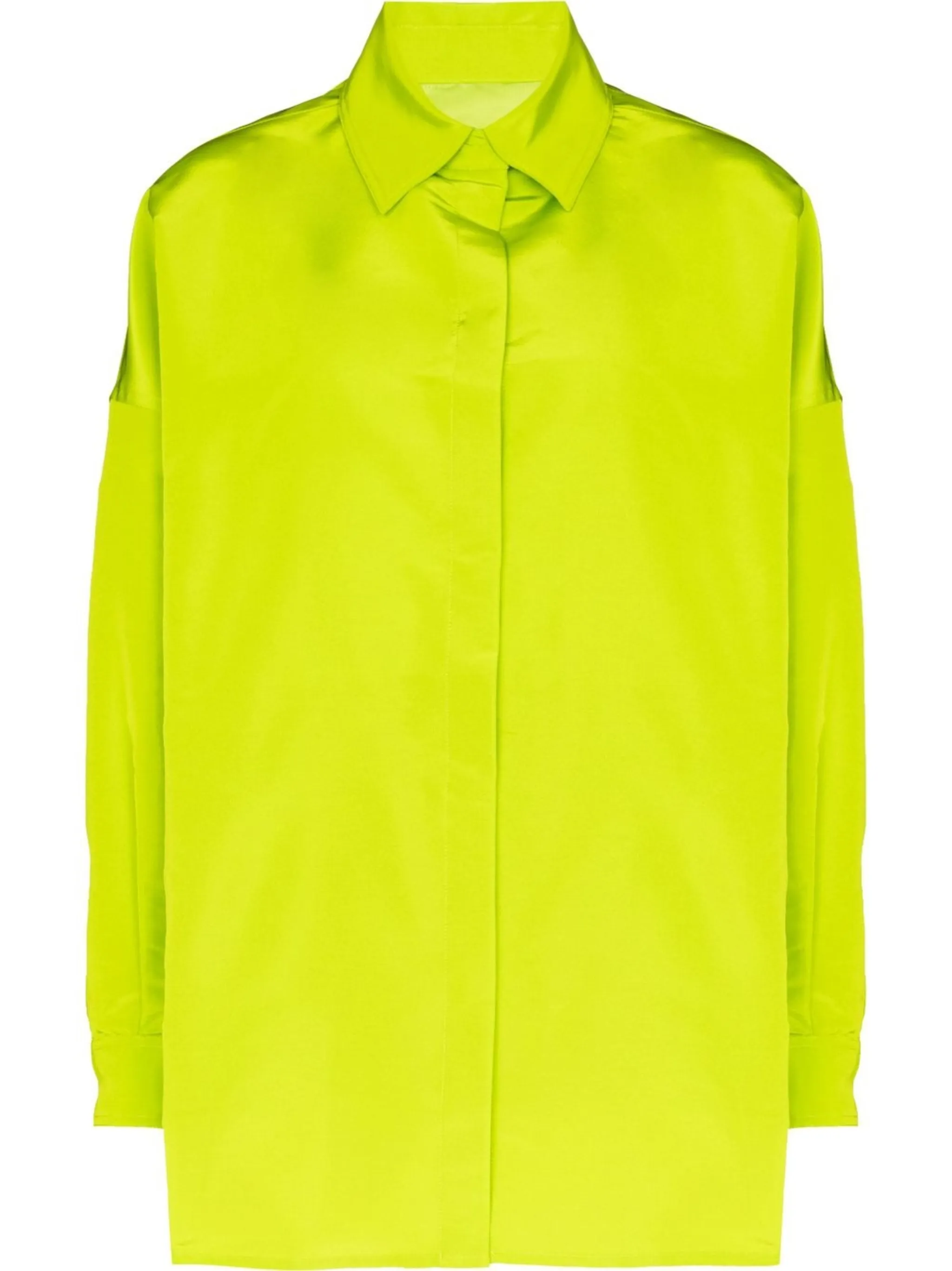 Шелковая рубашка оверсайз Valentino Garavani, зеленый
Шелковая рубашка оверсайз Valentino Garavani, зеленый