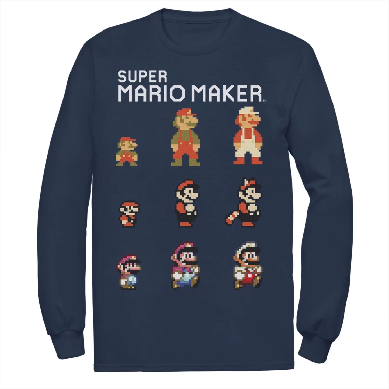 Мужская футболка Nintendo Mario Character Evolution Licensed Character
Мужская футболка Nintendo Mario Character Evolution Licensed Character