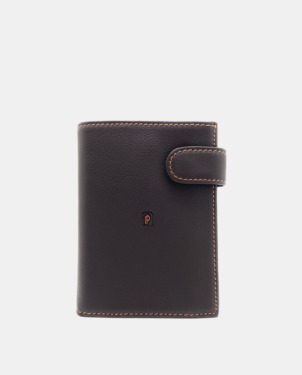 Коричневый кошелек с внутренней сумочкой и кожаным язычком снаружи Pielnoble, коричневый
Коричневый кошелек с внутренней сумочкой и кожаным язычком снаружи Pielnoble, коричневый